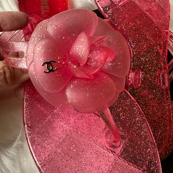 Auth Chanel Sandals 37 Never Use - Picture 11 of 16